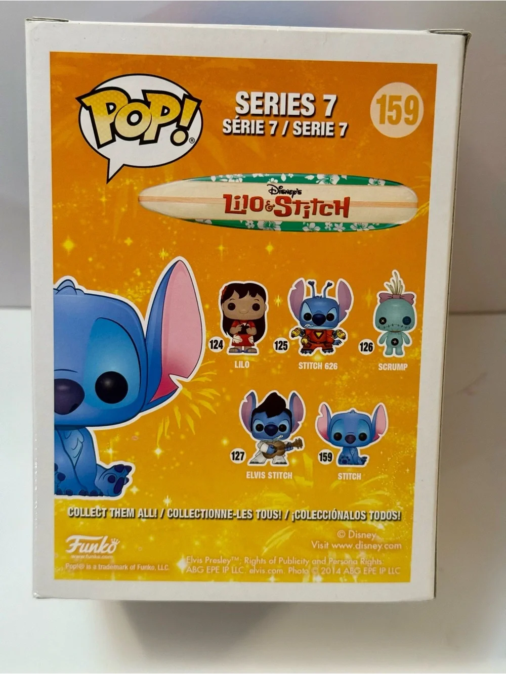 Funko Disney Stitch Vinyl Figure - Blue with Pink Ear Accents 159